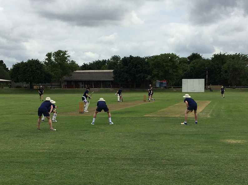 Practice at Skukuza ahead of the tour opener against the Johan Rudolph XI