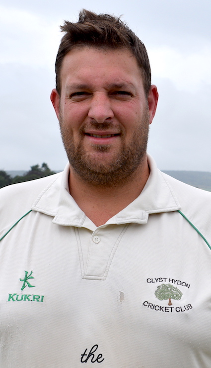 Clyst Hydon's James Billington – the first bowler to dismiss James Mitcham this season!