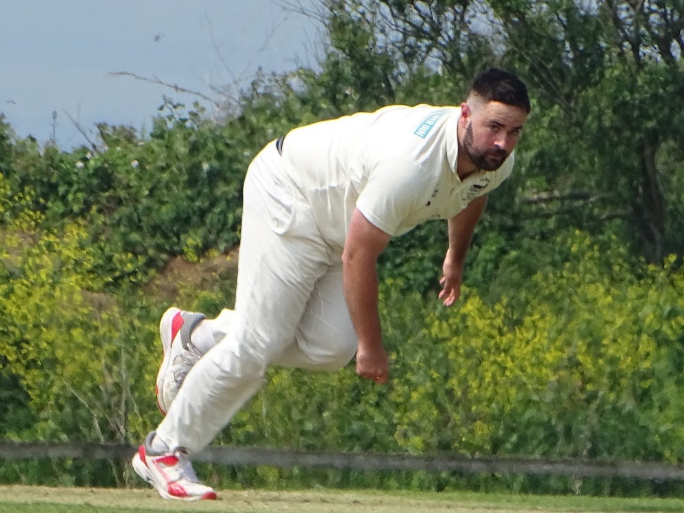 Fred King –  three wickets for North Devon in the win over Tavistock<br>credit: Fiona Tyson | no re-use without consent of copyright holdern