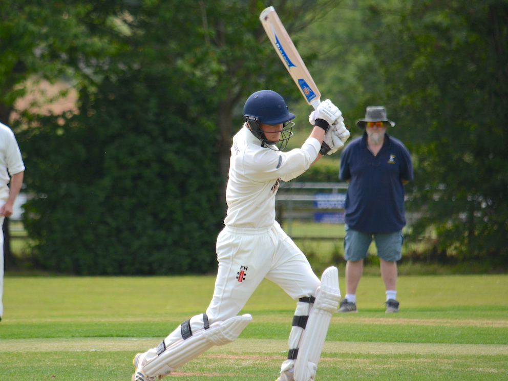 Freddie Harvey - partnered Noah Sutton in a rapid stand of 87