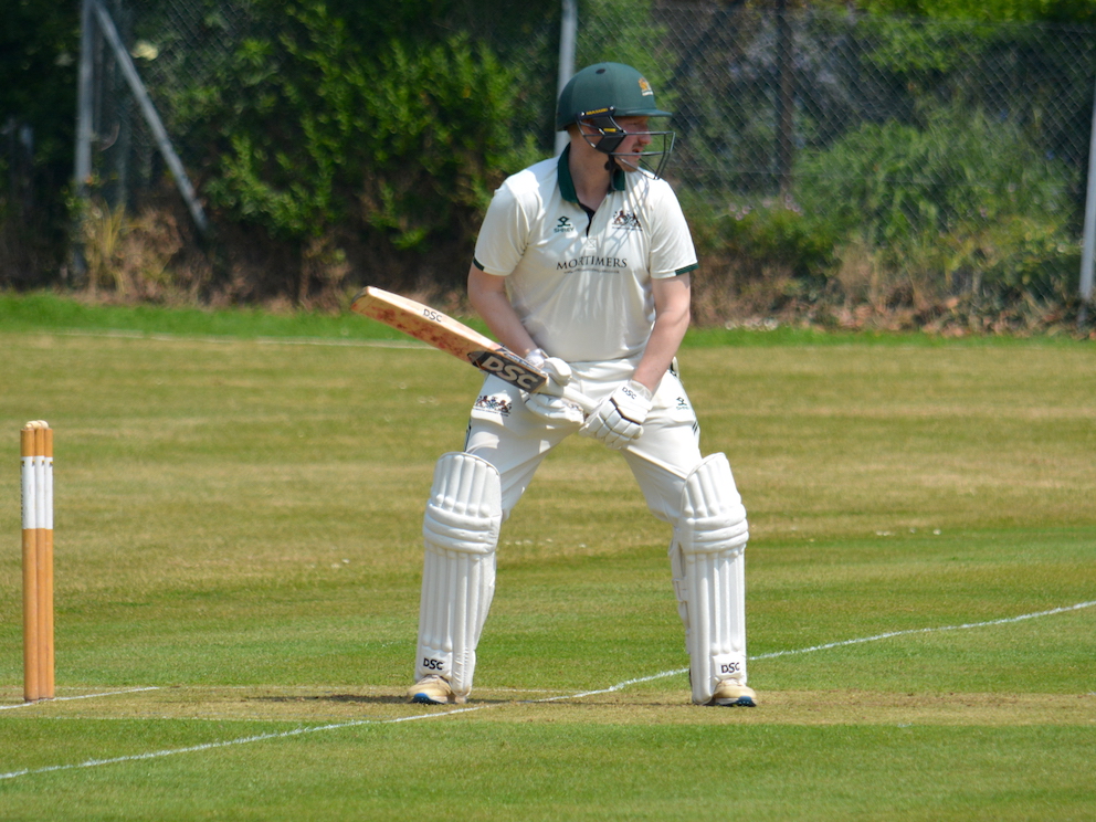 Jon Varcoe, who hit the winning runs against Kilmington