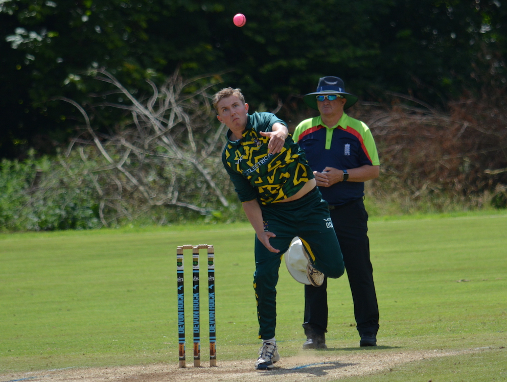 Bovey Tracey' Ollie Clifford-Bourne – three wickets in the win at Sidmouth
