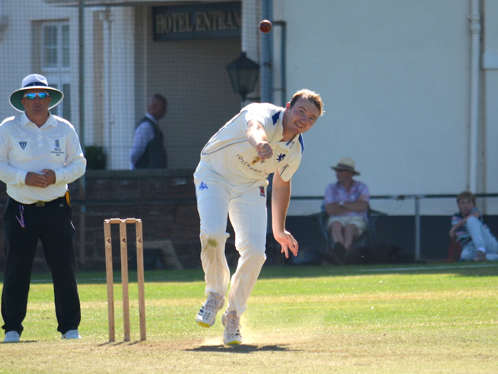Matt Skeemer - five wickets for Devon despite a shoulder injury