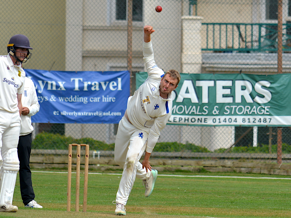 Devon spinner Sam Read – four wickets in the second innings and five in the match