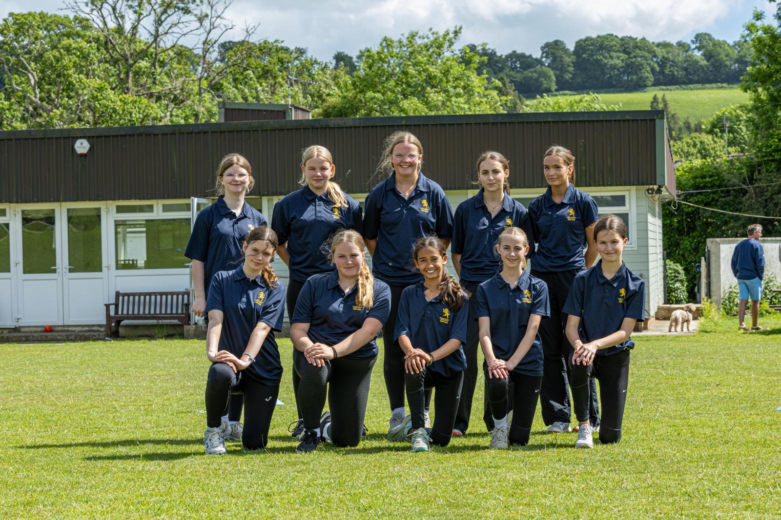 Amelie Watson (front row, second left) on this year's Devon Young Leaders programme.