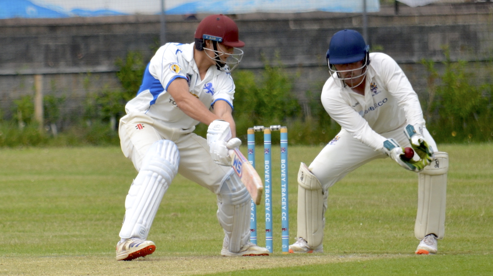 Andrew Donovan, who scored a century for Clyst against Ipplepen
