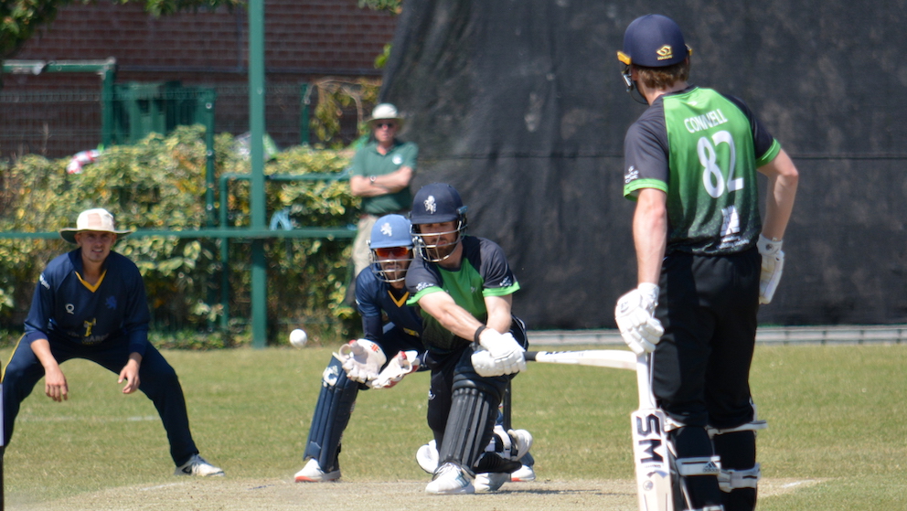 Berkshire's Dan Lincoln batting against Devon at Exeter in 2023<br>credit: Conrad Sutcliffe - no re-use without copyright owner's consent