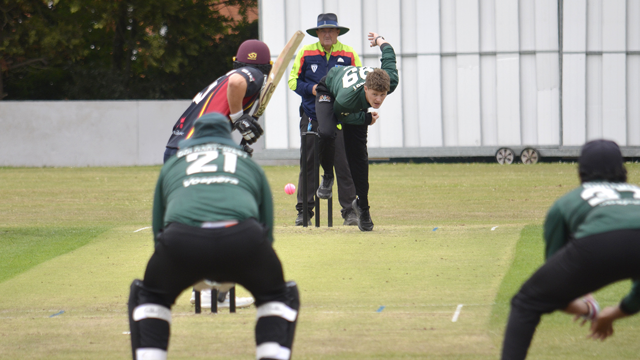 Plymouth paceman Ethan Guest – three wickets in the win over North Devon