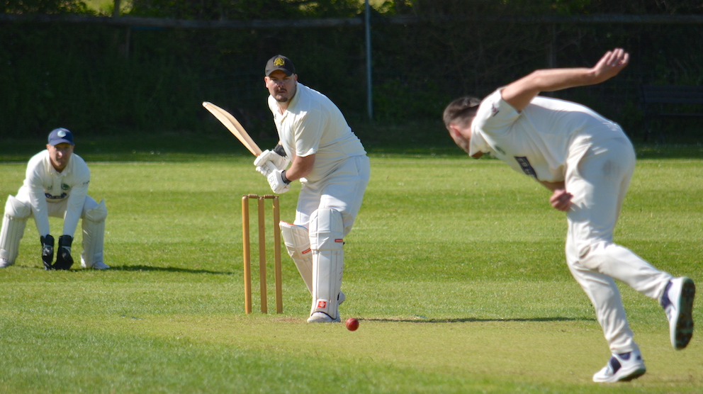 Mark Gilmour   – back with a bang for Paignton 2nd XI<br>credit: Conrad Sutcliffe - no re-use without copyright owner's consent
