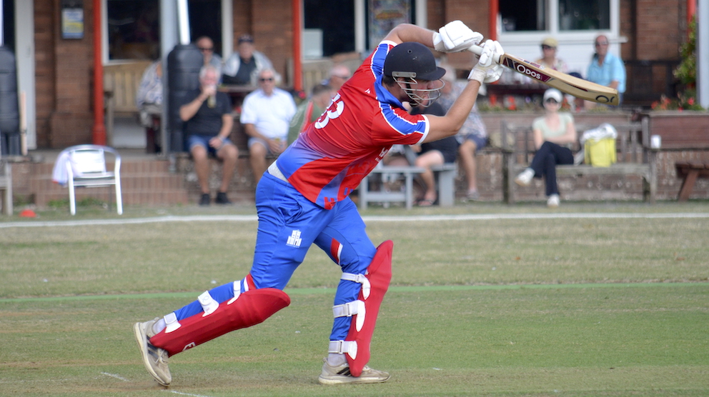 Paignton opener Noah Wright – another 50-plus stand with Luke Medlock