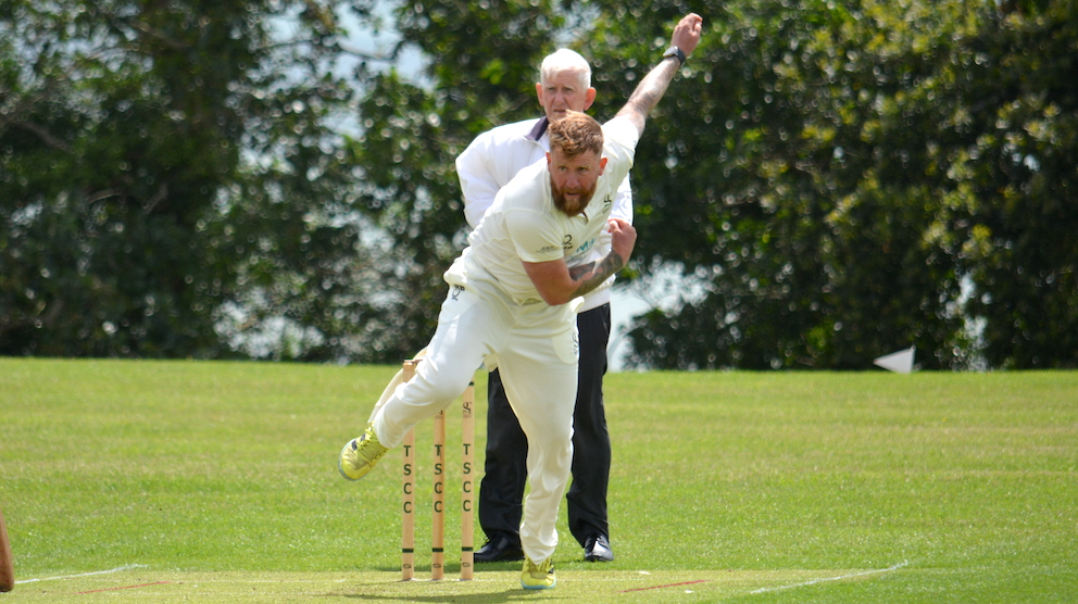 Teignmouth & Shaldon skipper Ryan Bougourd, who took three wickets in the win over Ashburton<br>credit: Conrad Sutcliffe - no re-use without copyright owner's consent Teignmouth & Shaldon skipper Ryan Bougourd, who took three wickets in the win over Ashburton<br>credit: Conrad Sutcliffe - no re-use without copyright owner's consent