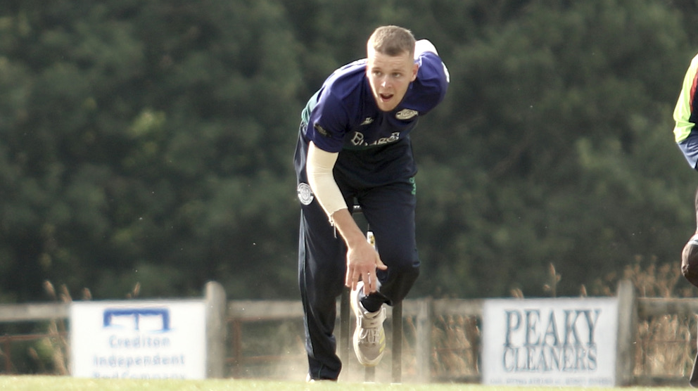 Devon new boy Craig Penberthy, who marked his debut with two Berkshire wickets<br>credit: D T Sports Photography 