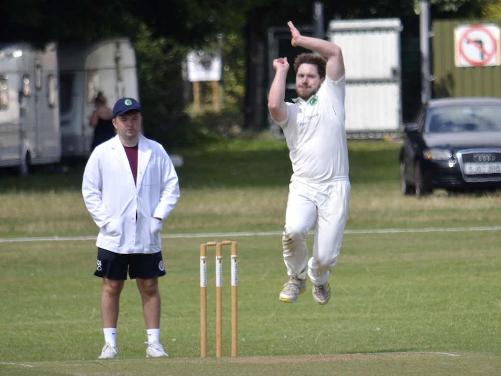 Ivybridge 2nd XI seamer Harry Drew, who took three wickets against Torquay & Kingskerswell