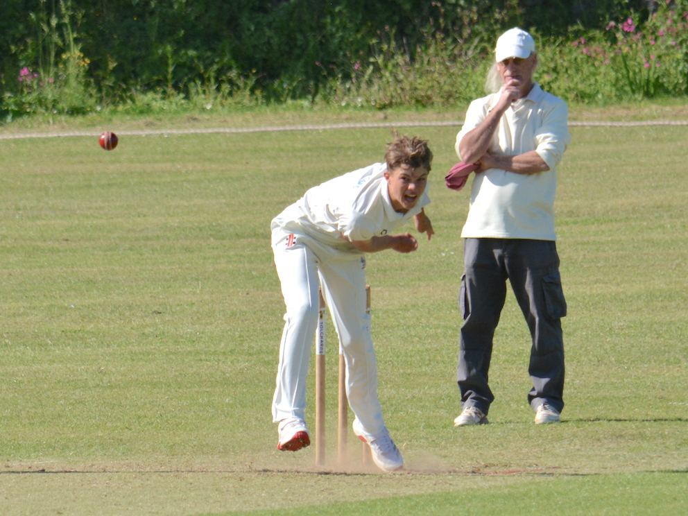 Ipplepen's Henry Alsop – asked to save overs for the Bunbury Festival