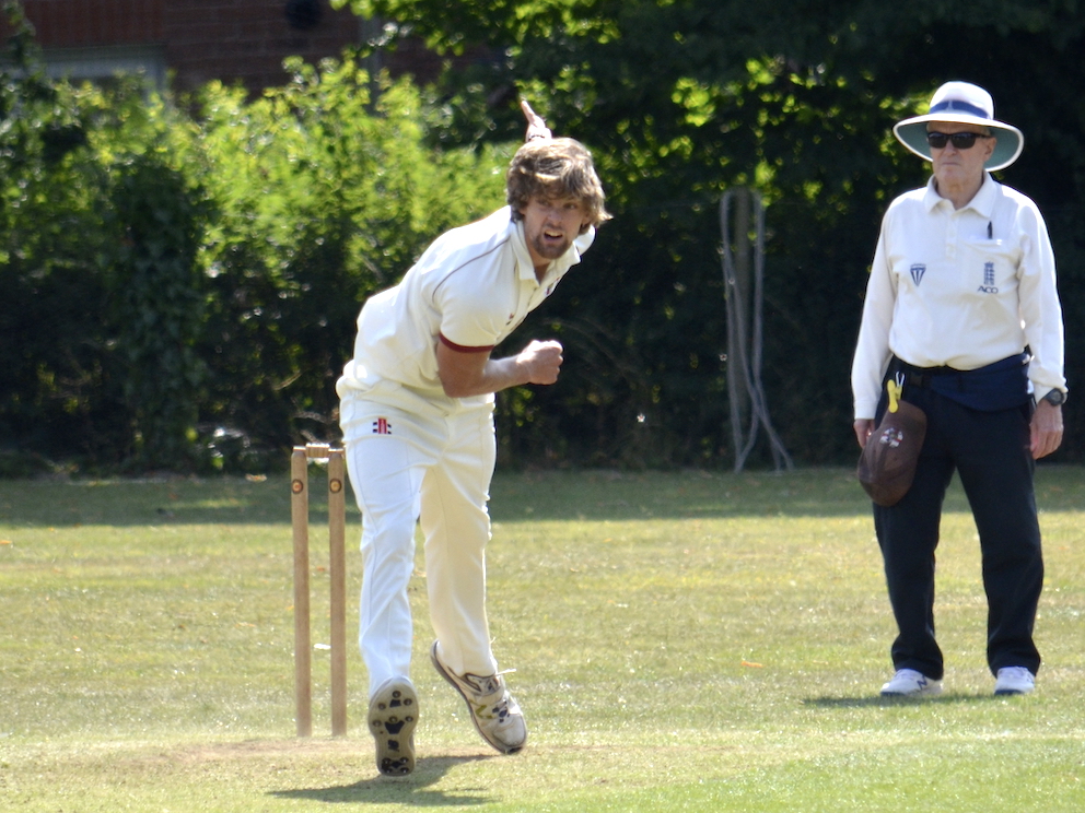 Clyst St George seamer Ollie Manning – back to face Stoke Gabriel