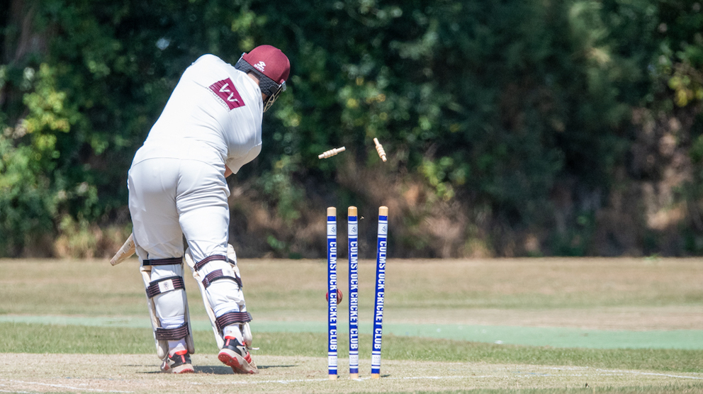 A Bradninch & Kentisbeare wicket falls at Culmstock