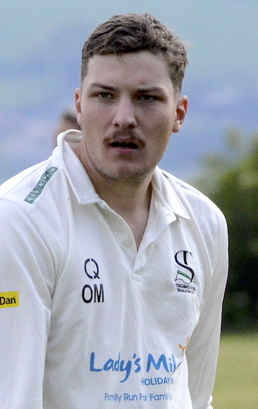 Oscar McAllum – four wickets for T&S again Upottery