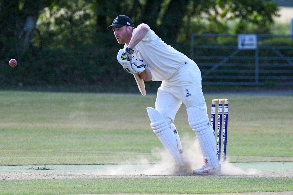 Alphington & Countess Wear batsman Matt Garner, who hit a match-winning 41 not out against Culmstock