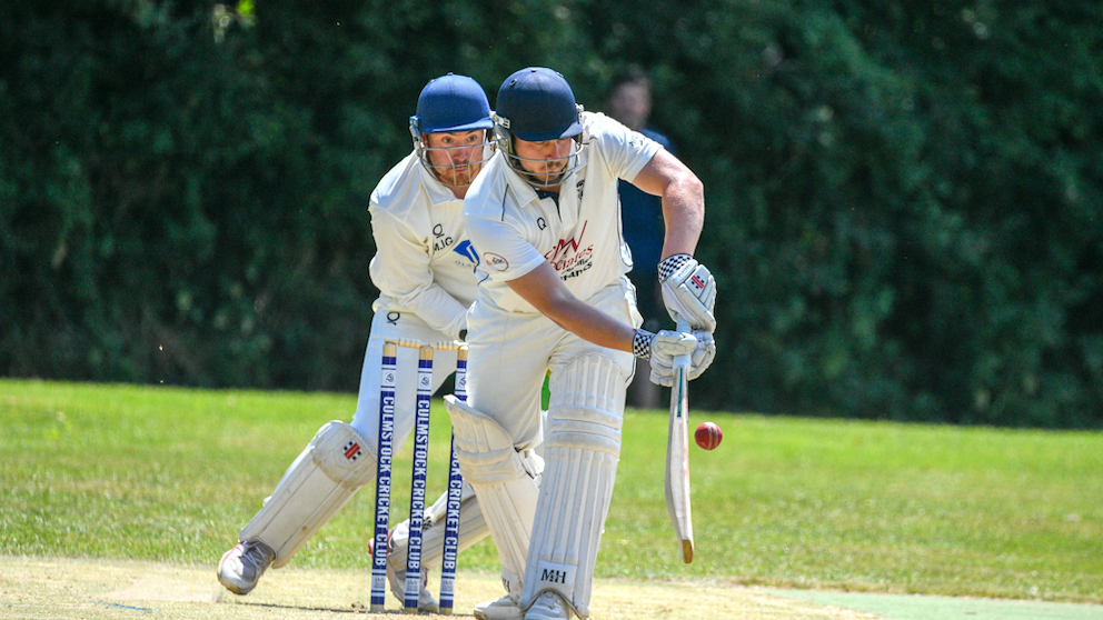 Culmstock's Luke Dopson batting against Alphington & Countess Wear