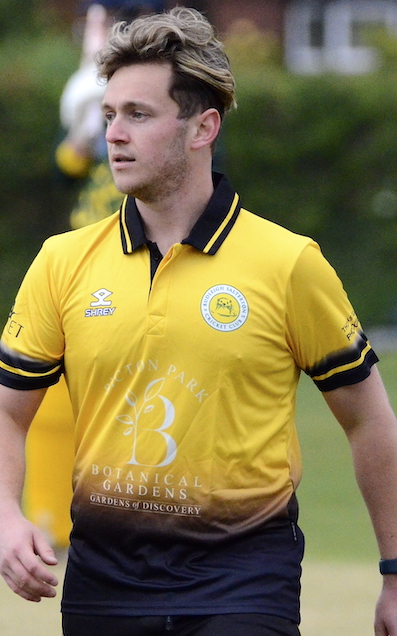 Budleigh's Jack England - posed early problems for Torquay & Kingskerswell