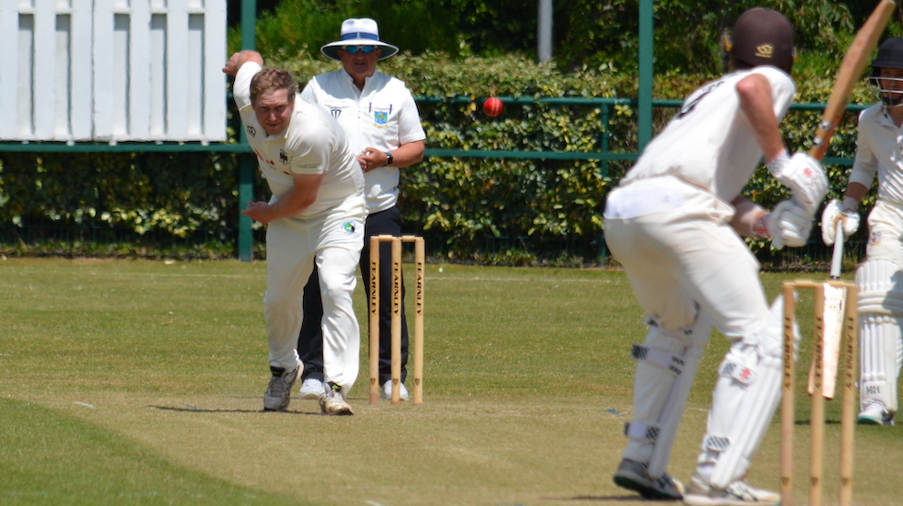 Ross Acton – B&K's match winner against Topsham SJ<br>credit: Conrad Sutcliffe - no re-use without copyright owner's consent