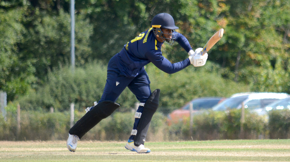 Manny Motswiri – top scored for Plympton in win over Clyst St George<br>credit: Conrad Sutcliffe - no re-use without copyright owner's consent