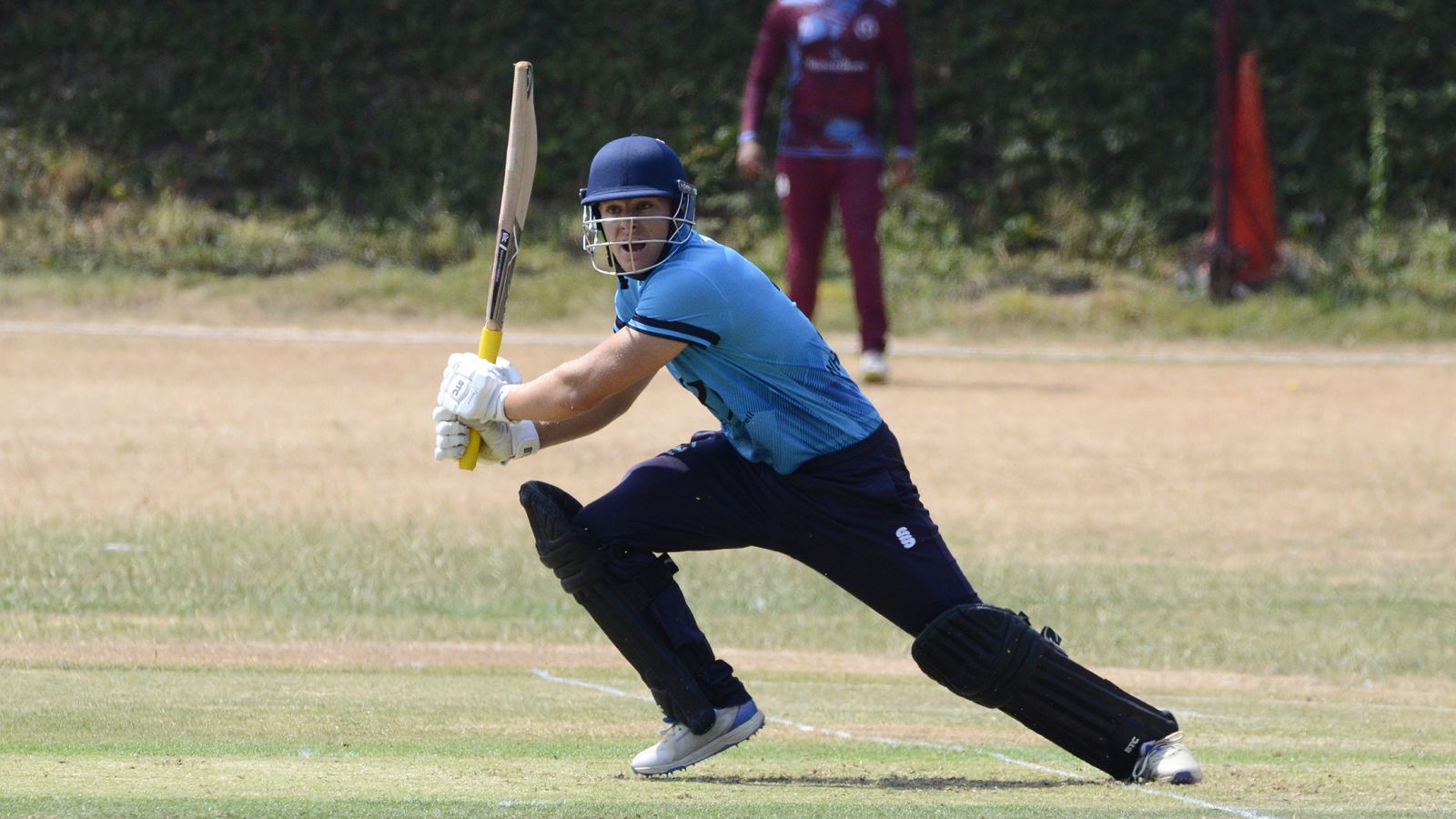 North Devon's Jack Whittaker, who top scored with 77 against Torquay & Kingskerswell <br>credit: Conrad Sutcliffe - no re-use without copyright owner's consent