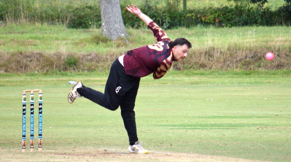 Stoke Gabriel's Jack Tolley – five wickets in the win over Plymstock Stoke Gabriel's Jack Tolley – five wickets in the win over Plymstock