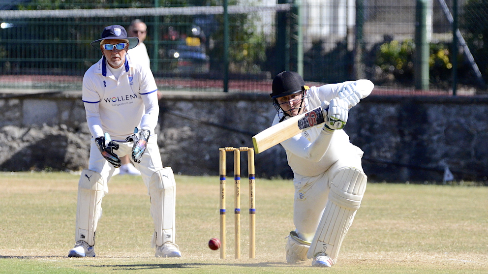 Bideford batter James Greenleaf – 48 against Westleigh<br>credit: Conrad Sutcliffe - no re-use without copyright owner's consent
