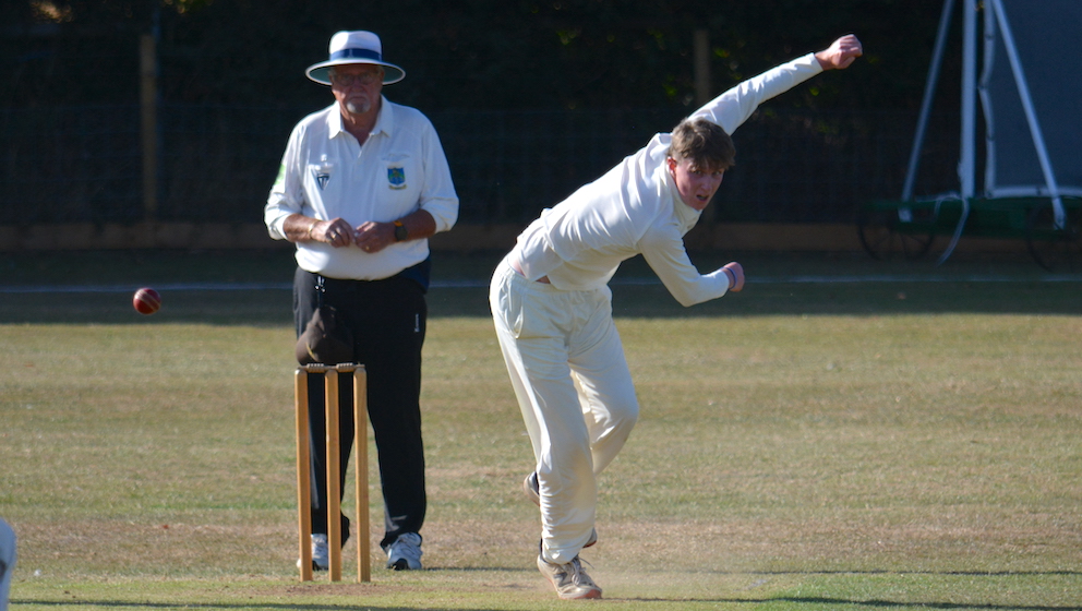 James Tyler, whose five-for-29 return sank Ipplepen<br>credit: Conrad Sutcliffe - no re-use without copyright owner's consent