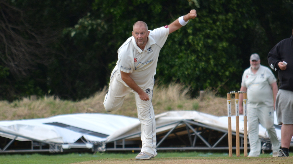 Babbacombe's Marcus Tanton – spun out Cornwood<br>credit: Conrad Sutcliffe - no re-use without copyright owner's consent