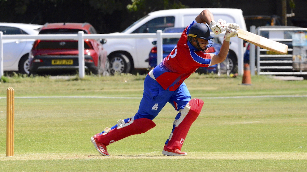 Paignton captain Harry Ward batting in his side's win over Exmouth last Saturday