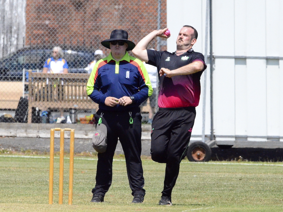 Dan Pyle, who took three wickets for Exmouth