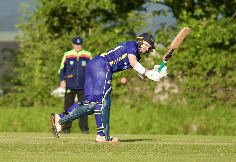 Kilmington's Joel Seward batting against Bradninch & Kentisbeare