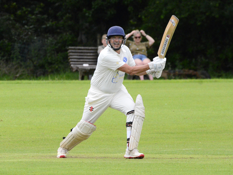 Steve Broad, who top scored for Babbacombe against Cornwood