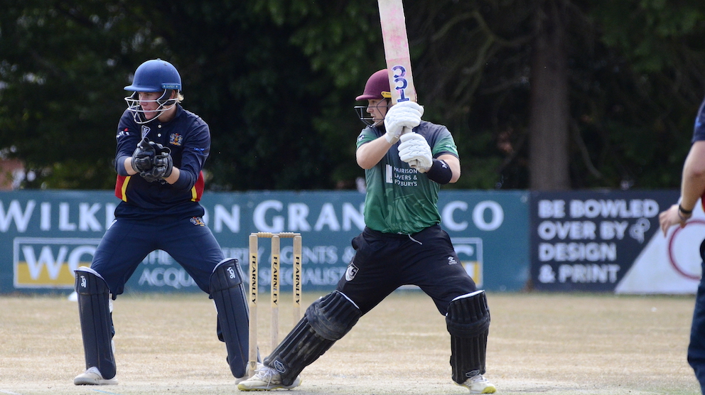 Sidmouth skipper Taylor Ingham-Hill – swung the game his side's way<br>credit: Conrad Sutcliffe - no re-use without copyright owner's consent 