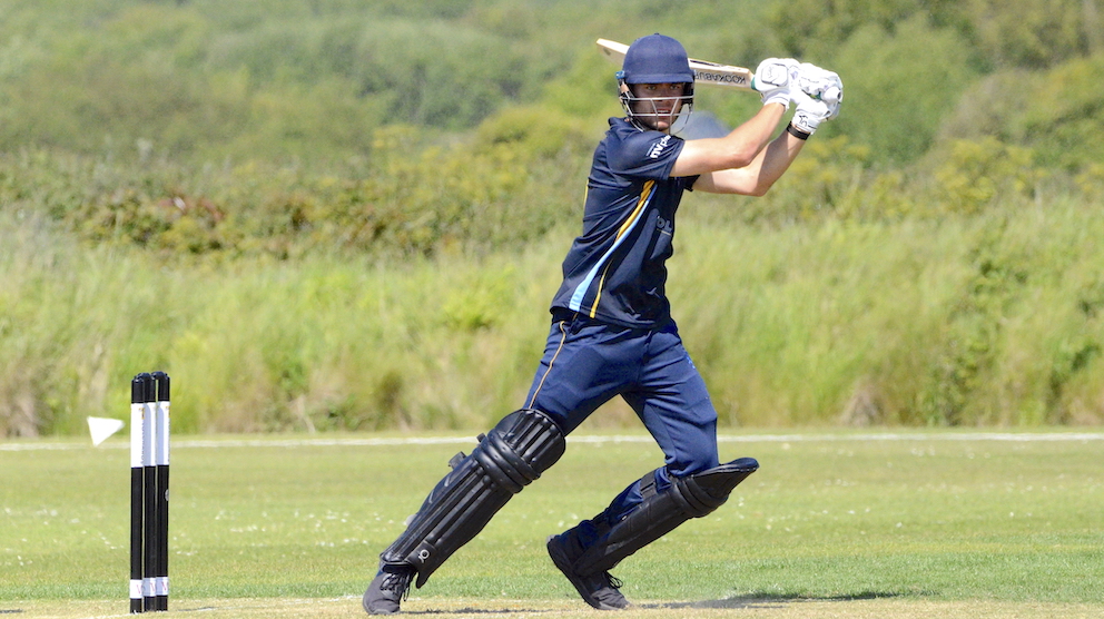 Devon's James Matravers hits out on the way to making 75 against Wiltshire<br>credit: Conrad Sutcliffe - no re-use without copyright owner's consent Devon's James Matravers hits out on the way to making 75 against Wiltshire<br>credit: Conrad Sutcliffe - no re-use without copyright owner's consent