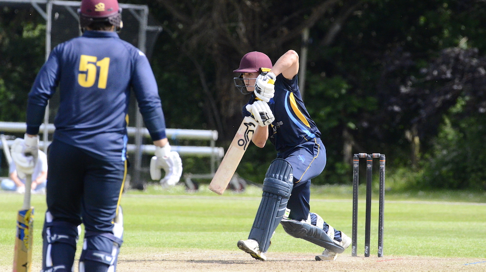 Seb Linnitt – attacked the Cornwall bowling from the start<br>credit: Conrad Sutcliffe - no re-use without copyright owner's consent Seb Linnitt – attacked the Cornwall bowling from the start<br>credit: Conrad Sutcliffe - no re-use without copyright owner's consent