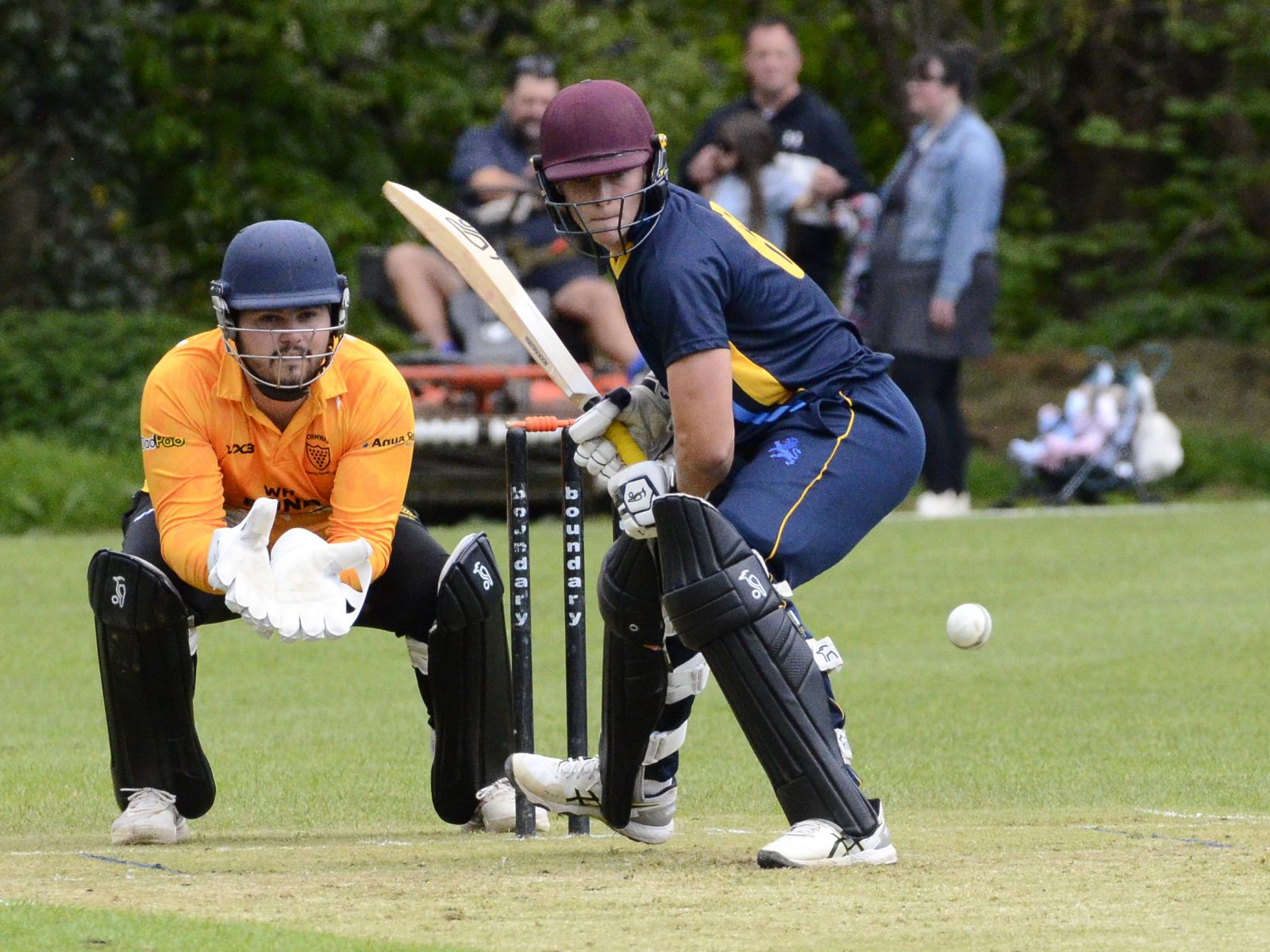 Devon's Seb Linnitt batting against Cornwall