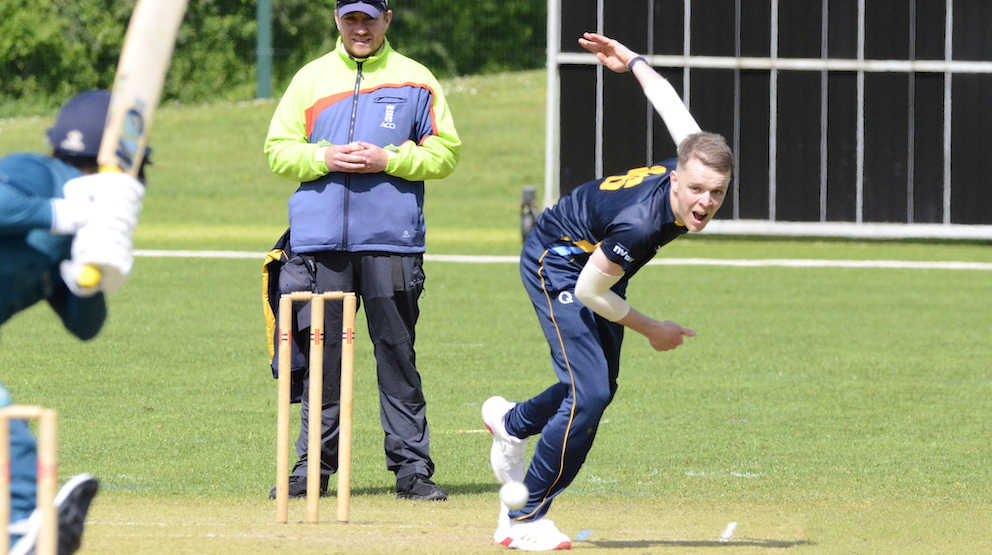 Devon seamer Craig Penberthy, who is retained in the side for the warm-up game against Cornwall <br>credit: Conrad Sutcliffe - no re-use without copyright owner's consent