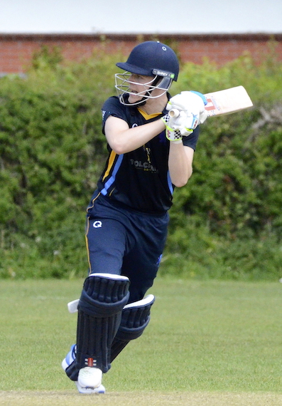 Craig Penberthy batting against Herefordshire