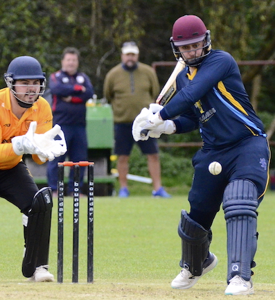 Harry Passenger batting for Devon against Cornwall 
