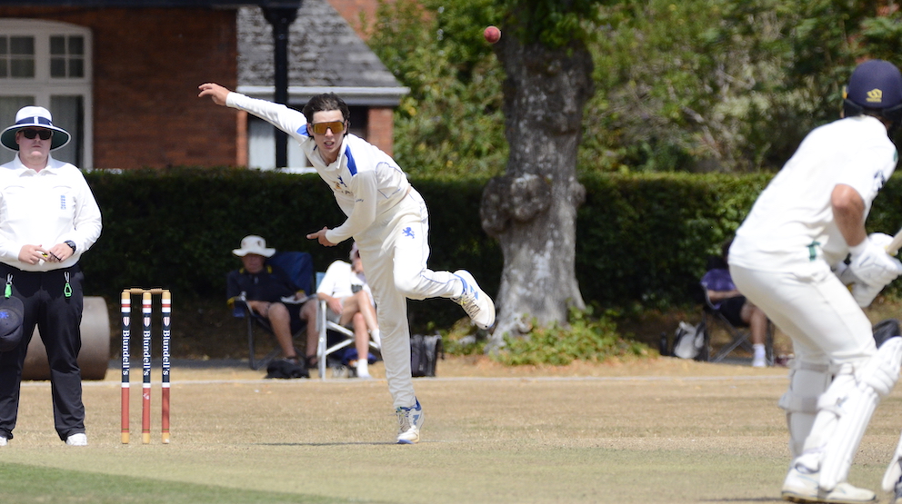 Devon's Callum Harvey – bowled 44.5 overs against Berkshire