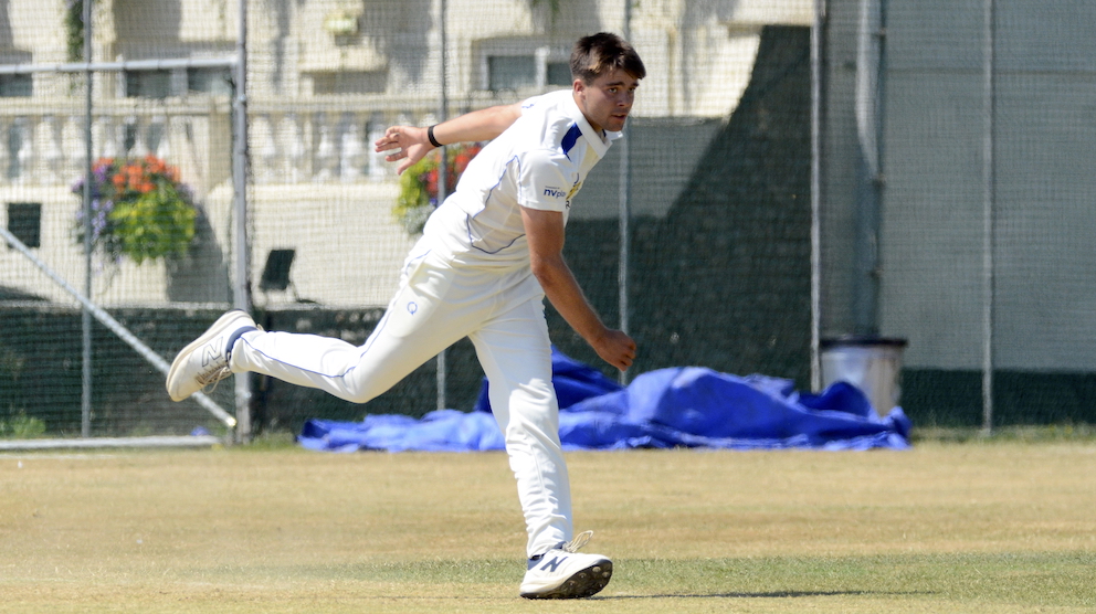 James Matravers – three wickets on his Devon debut <br>credit: Conrad Sutcliffe - no re-use without copyright owner's consentd James Matravers – three wickets on his Devon debut <br>credit: Conrad Sutcliffe - no re-use without copyright owner's consentd