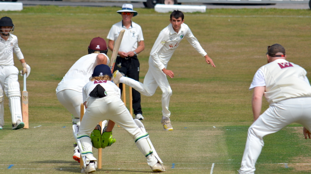 Pictured: Josh Farley – one of three leg-spinners in Devon's squad for the game against Cornwall<br>credit: Conrad Sutcliffe - no re-use without copyright owner's consent