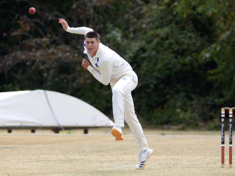 Devon's Matt Whalley giving it a rip against Berkshire