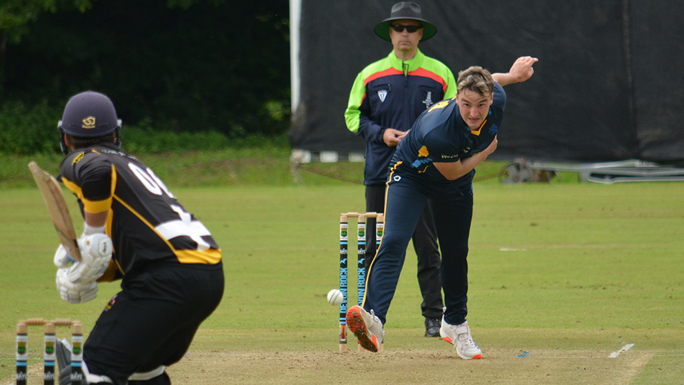 Paceman Kazi Szymanski – back on the Devon team sheet<br>credit: Conrad Sutcliffe - no re-use without copyright owner's consent