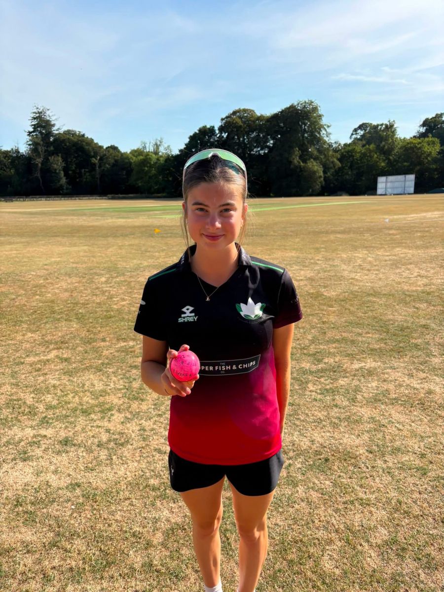 Bethany Holmes pictured after her 5 for against Cornwood <br>credit: DWCL Bethany Holmes pictured after her 5 for against Cornwood <br>credit: DWCL