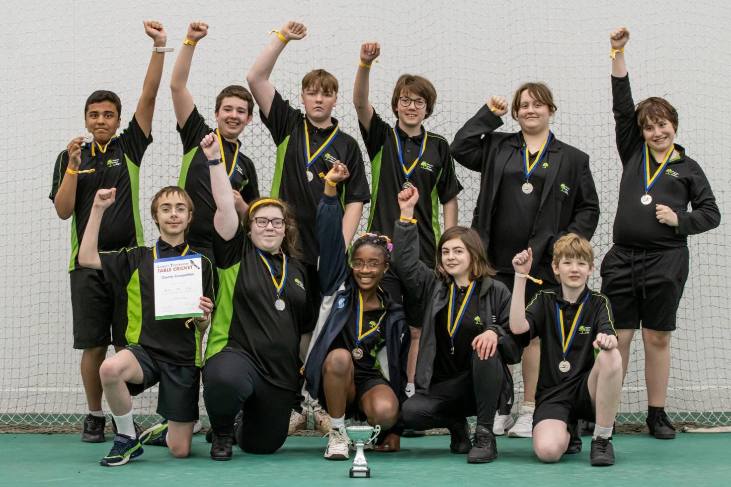 Newton Abbot College won their first ever Table Cricket County Finals.