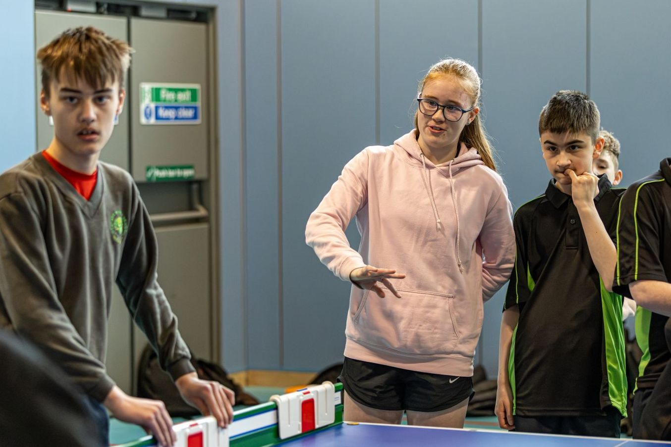 Young Leaders from Newton Abbot College supported Finals Day.